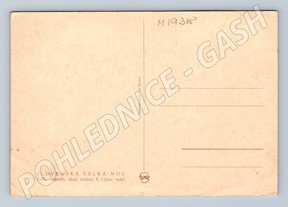 Pohlednice Slovenská velká noc etnografická V Čpín (M19318)