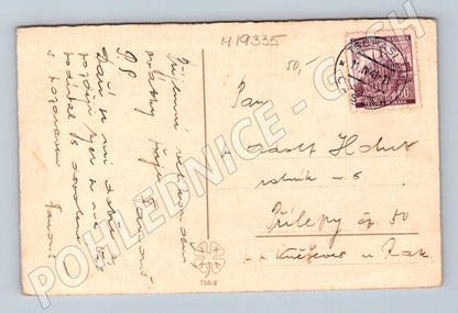 Pohlednice Velikonoční ČR kolorované kraslice prošlá poštou (M19335)