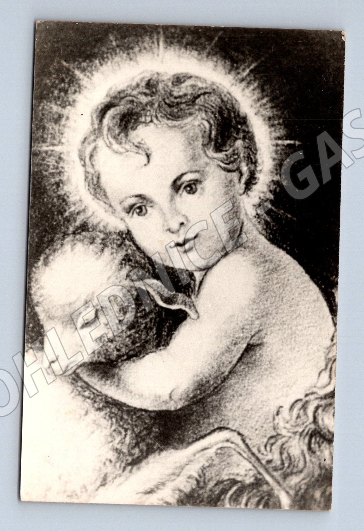 Pohlednice Vánoční s Jezulátkem ČSR malý formát (M19345)