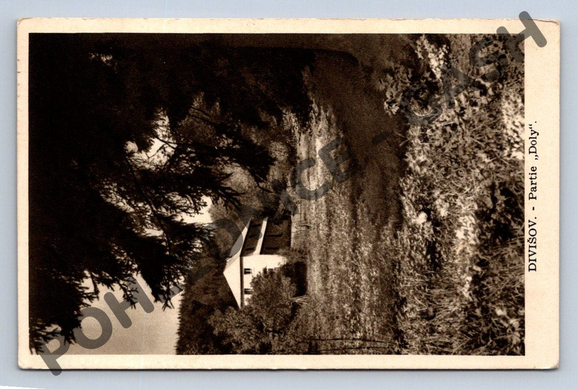 Postcard Divišov Lote Doly 1939 PP (M1935)