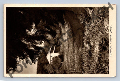 Postcard Divišov Lote Doly 1939 PP (M1935)