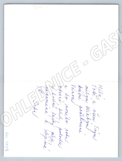 Pohlednice Vánoční rozkládací Anton van den Berg (M19356)