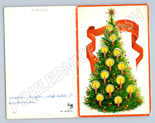 Pohlednice Německo ilustrovaný stromeček 1979 (M19357)