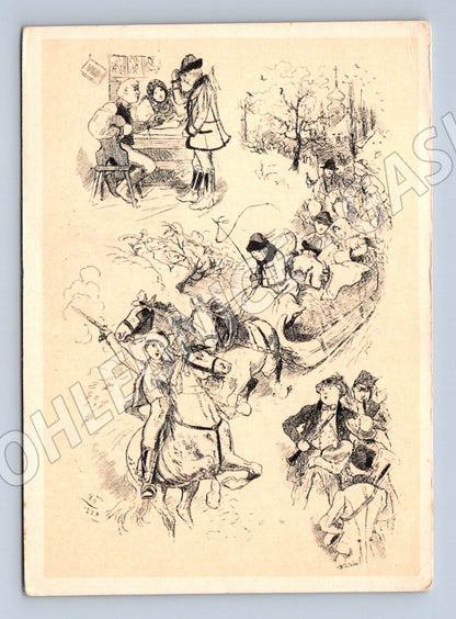 Pohlednice Vánoční pohlednice M. Aleš Radostné Vánoce ORBIS (M19390)