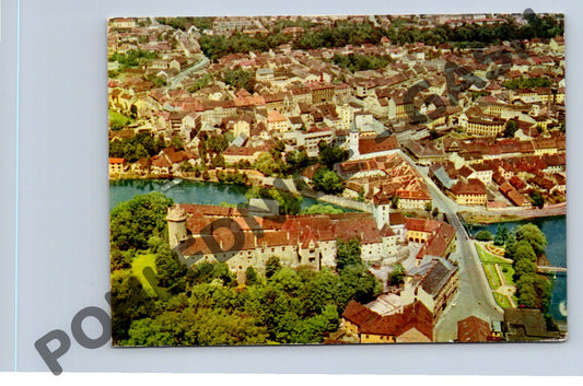 Pohlednice Strakonice letecký pohled na hrad (M194)