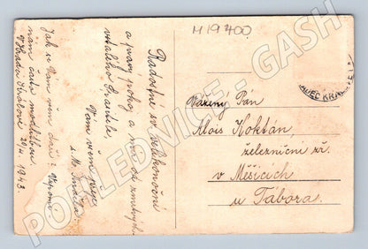 Pohlednice Velikonoční Poslední večeře náboženský motiv ČSR (M19400)