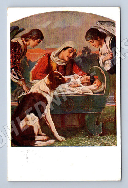 Pohlednice Vánoční a novoroční ČSR Mrkvička známka razítko (M19407)