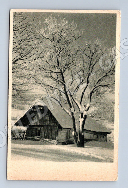 Pohlednice Vánoční a novoroční zimní krajina ČR (M19411)