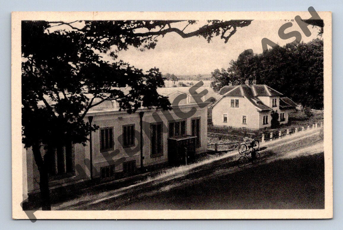 Postcard Třeboň power plant PP 1949 (M1944)