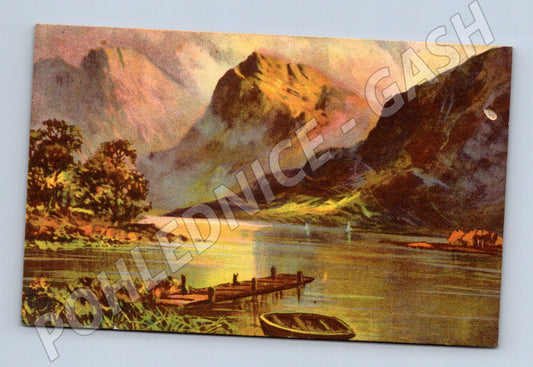 Pohlednice Česká krajina loďky protektorát do 1950 (M19451)