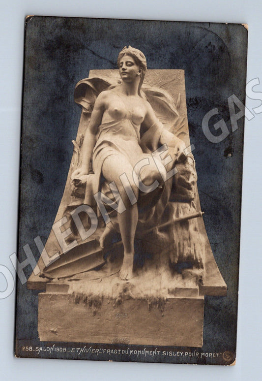 Pohlednice Monument Sisley Francie Salon 1908 (M19454)