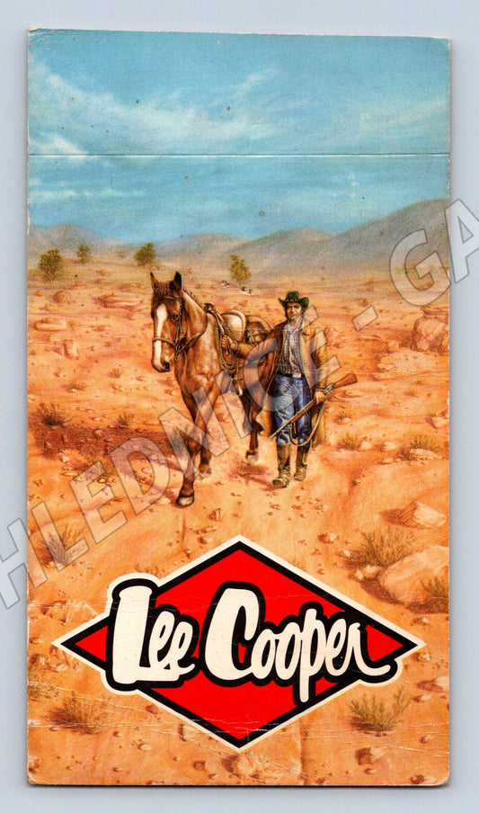 Pohlednice Lee Cooper kovboj s koněm westernový motiv (M19460)
