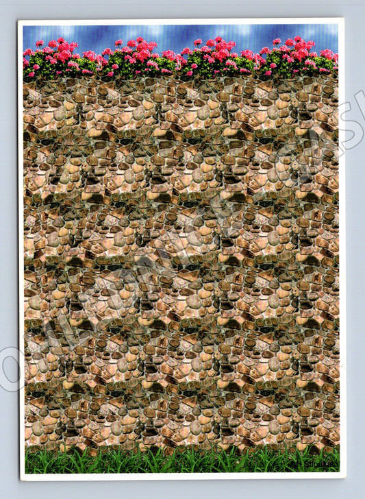 Pohlednice Stěny mají uši Stereogramová pohlednice Studio Hol (M19472)