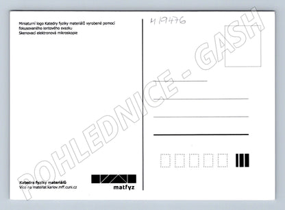 Pohlednice Katedra fyziky materiálů UK reliéf věda matfyz (M19476)