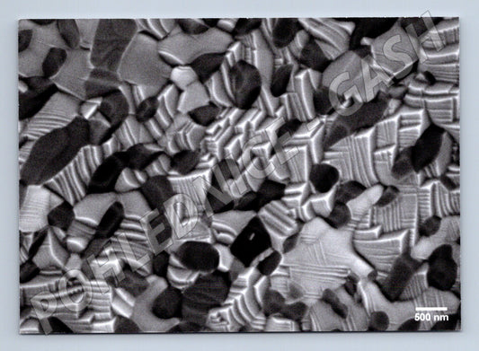 Pohlednice povrch titanu pod mikroskopem Matfyz UK (M19479)