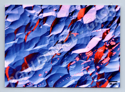 Pohlednice Vědecká titan slitina pod mikroskopem matfyz (M19481)