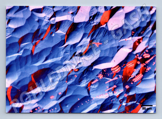 Pohlednice Vědecká mikroskopie slitiny titanu Matfyz UK (M19482)