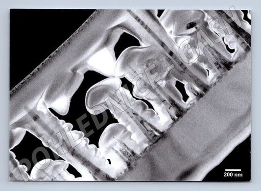 Pohlednice Vědecká ZnO tyčinky transmisní elektronová mikrosk (M19483)