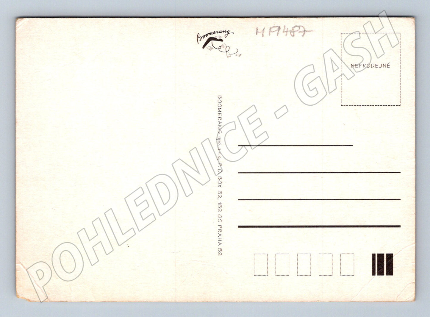 Pohlednice Ray-Ban Až za hrob sběratelská NEPRODEJNÉ (M19487)