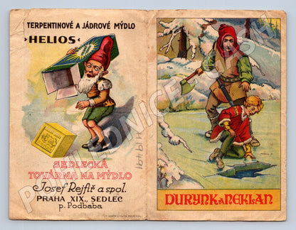 Pohlednice Durynk a Neklan reklama Sedlecká továrna na mýdlo  (M19491)