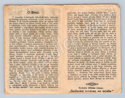 Pohlednice O Bivoji Sedlecká továrna na mýdlo české pověsti (M19494)