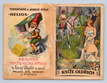 Pohlednice Kníže Oldřich Sedlecká továrna na mýdlo motiv Bože (M19496)