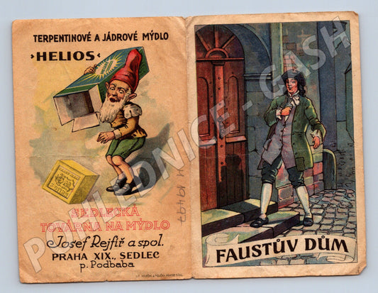 Pohlednice Sedlecká továrna na mýdlo Faustův dům Praha do 195 (M19497)