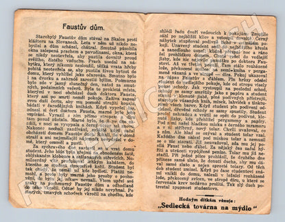 Pohlednice Sedlecká továrna na mýdlo Faustův dům Praha do 195 (M19497)
