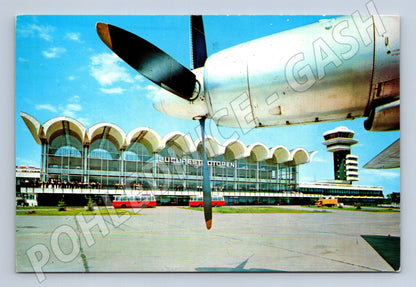 Pohlednice Letiště Bukurešť Otopeni Rumunsko letecká doprava  (M19502)