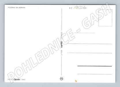 Pohlednice plachetnice Mestral Jadran Split Ozeha (M19506)