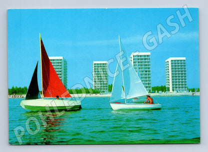 Pohlednice Slunečný Břeh Bulharsko plachetnice hotely (M19516)