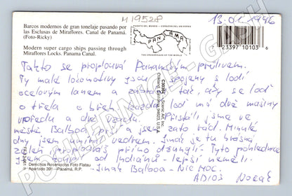 Pohlednice Panama proplouvání lodě zdymadly Miraflores Panams (M19528)
