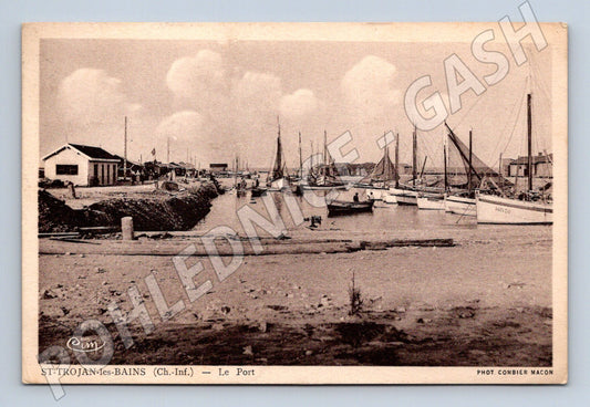 Pohlednice Saint-Trojan-les-Bains přístav a lodě Francie (M19539)