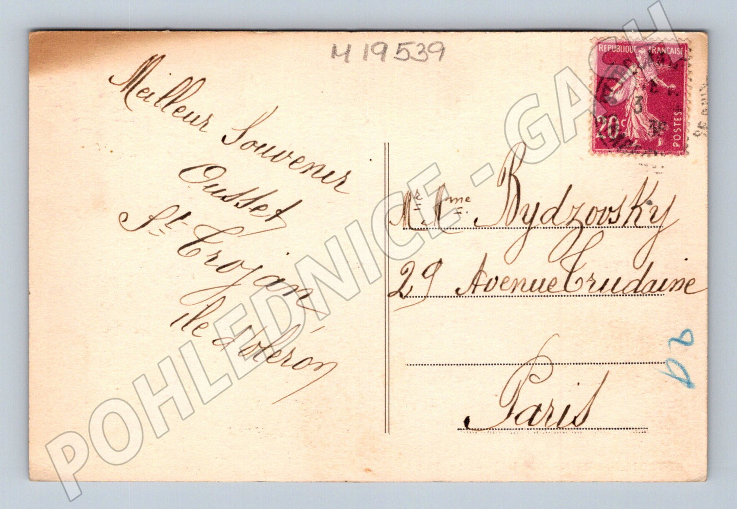 Pohlednice Saint-Trojan-les-Bains přístav a lodě Francie (M19539)