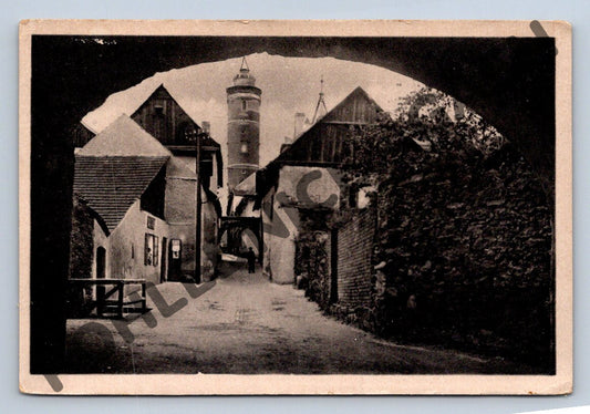 Pohlednice Domažlice Taus věž (M1954)