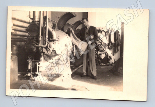 Pohlednice strojovna technika 1945 (M19548)