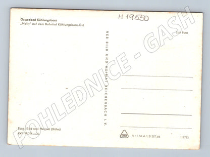 Pohlednice parní vlak Molly na nádraží Kühlungsborn-Ost Němec (M19550)