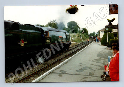 Pohlednice parní lokomotiva 34105 historická železnice (M19551)