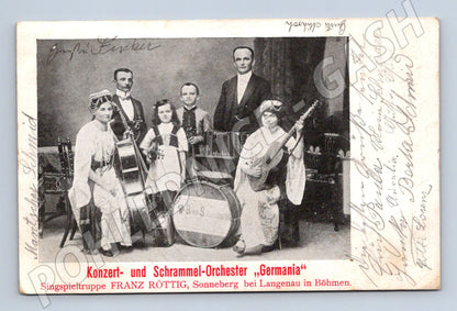Pohlednice Koncert- und Schrammel-Orchester Germania Franz Rö (M19559)