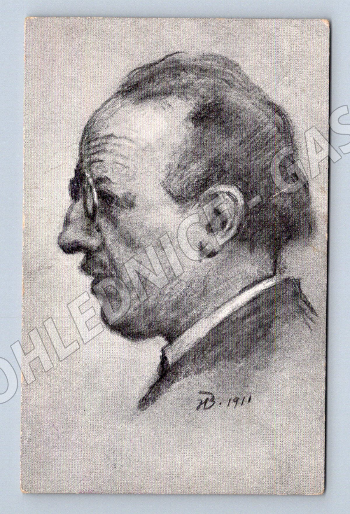 Pohlednice Vítězslav Novák portrét Hugo Boettinger (M19564)