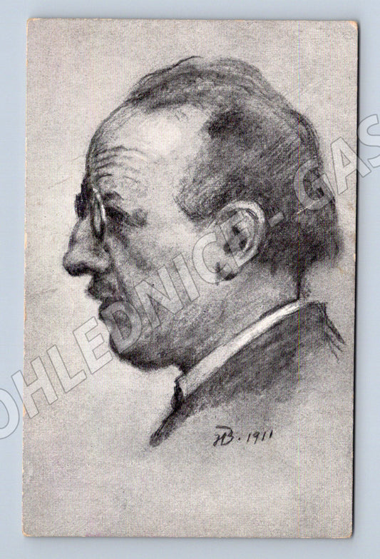 Pohlednice Vítězslav Novák portrét Hugo Boettinger (M19564)