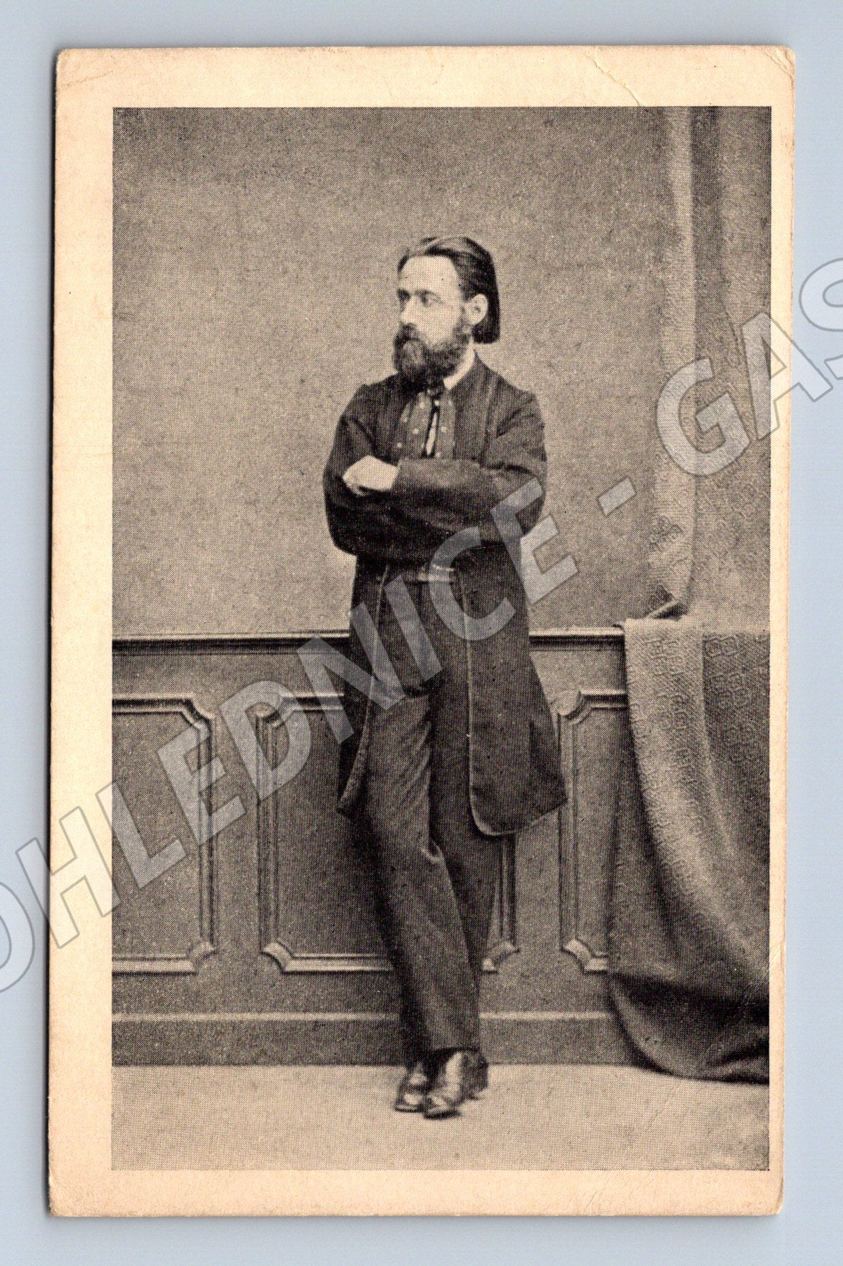 Pohlednice Bedřich Smetana portrét rukopis známka (M19565)