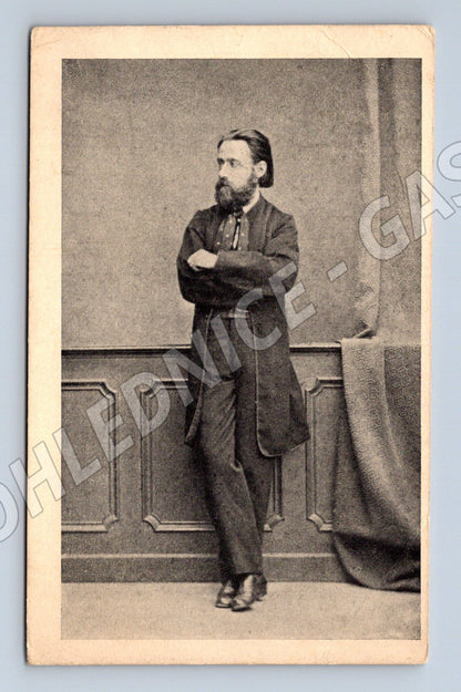 Pohlednice Bedřich Smetana portrét rukopis známka (M19565)