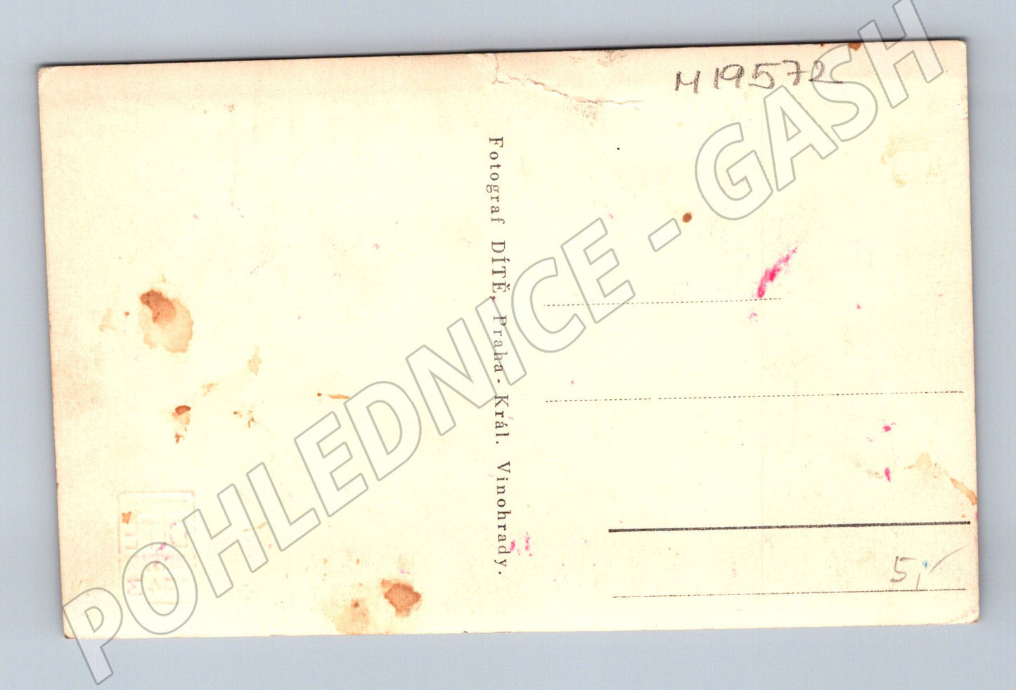 Pohlednice dívka s houslemi fotograf dítě (M19572)