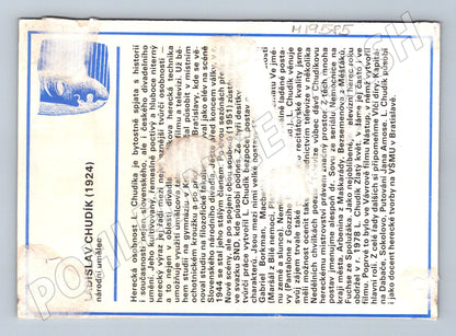 Pohlednice Ladislav Chudík herec národní umělec (M19585)