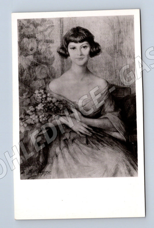 Pohlednice tanečnice Ellene Tanasco portrét od Köhne (M19593)