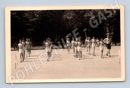 Pohlednice Sokolské veřejné cvičení Praha 1947 (M19598)