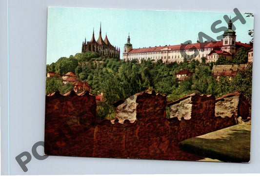 Pohlednice Kutná Hora jezuitská kolej chrám Barbory (M196)