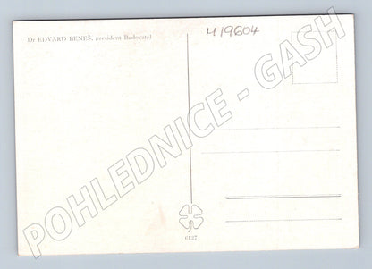 Pohlednice Dr Edvard Beneš prezident Budovatel historická (M19604)