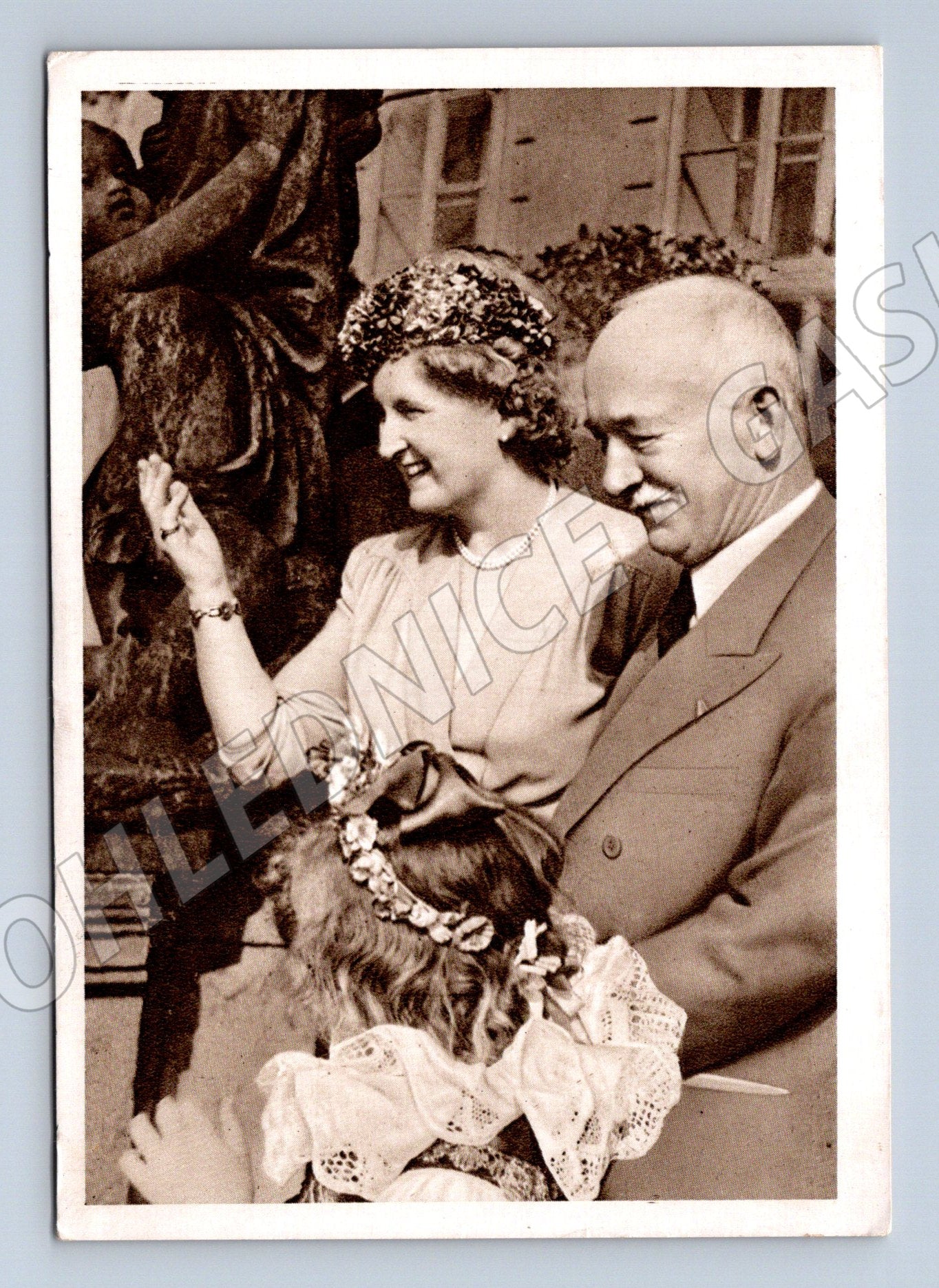 Pohlednice Dr. Edvard Beneš s chotí prezident Československa (M19605)